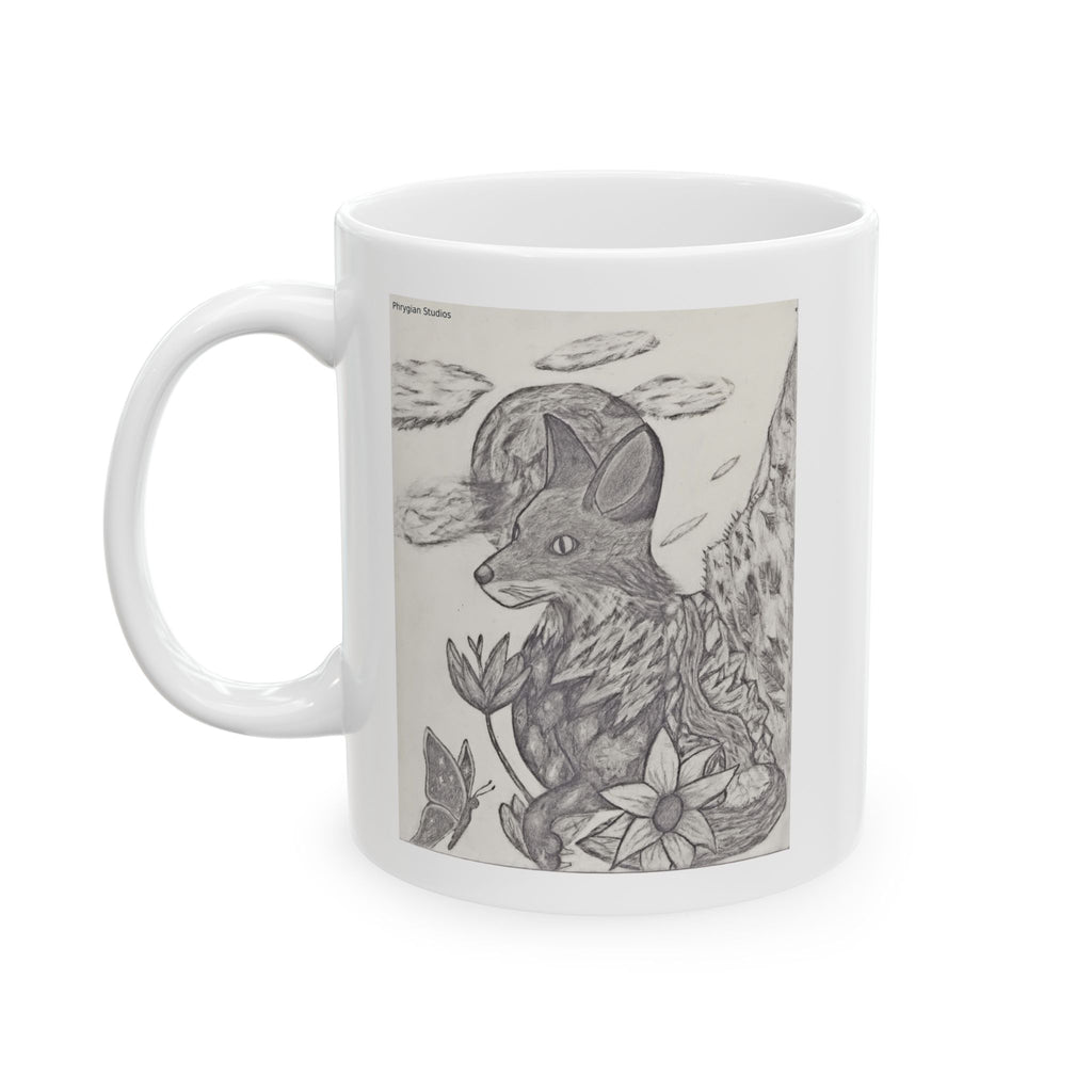 Dream Fox Art Mug – Ceramic Coffee Cup (11oz/15oz)