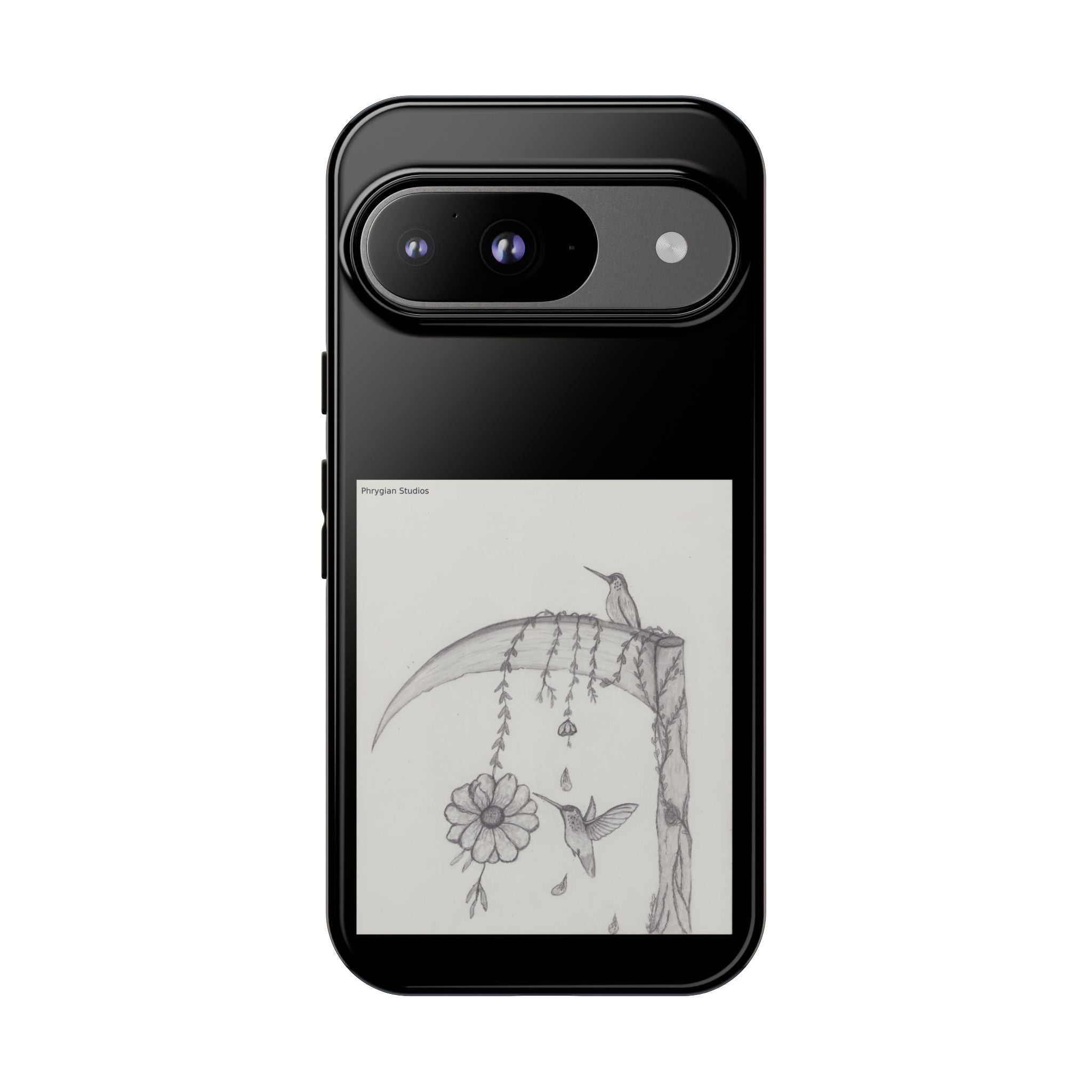 Hummingbirds Art Protective Phone Case