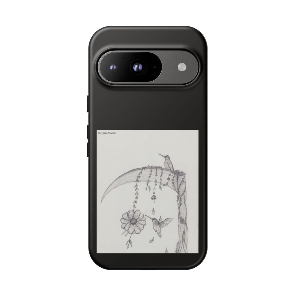 Hummingbirds Art Protective Phone Case