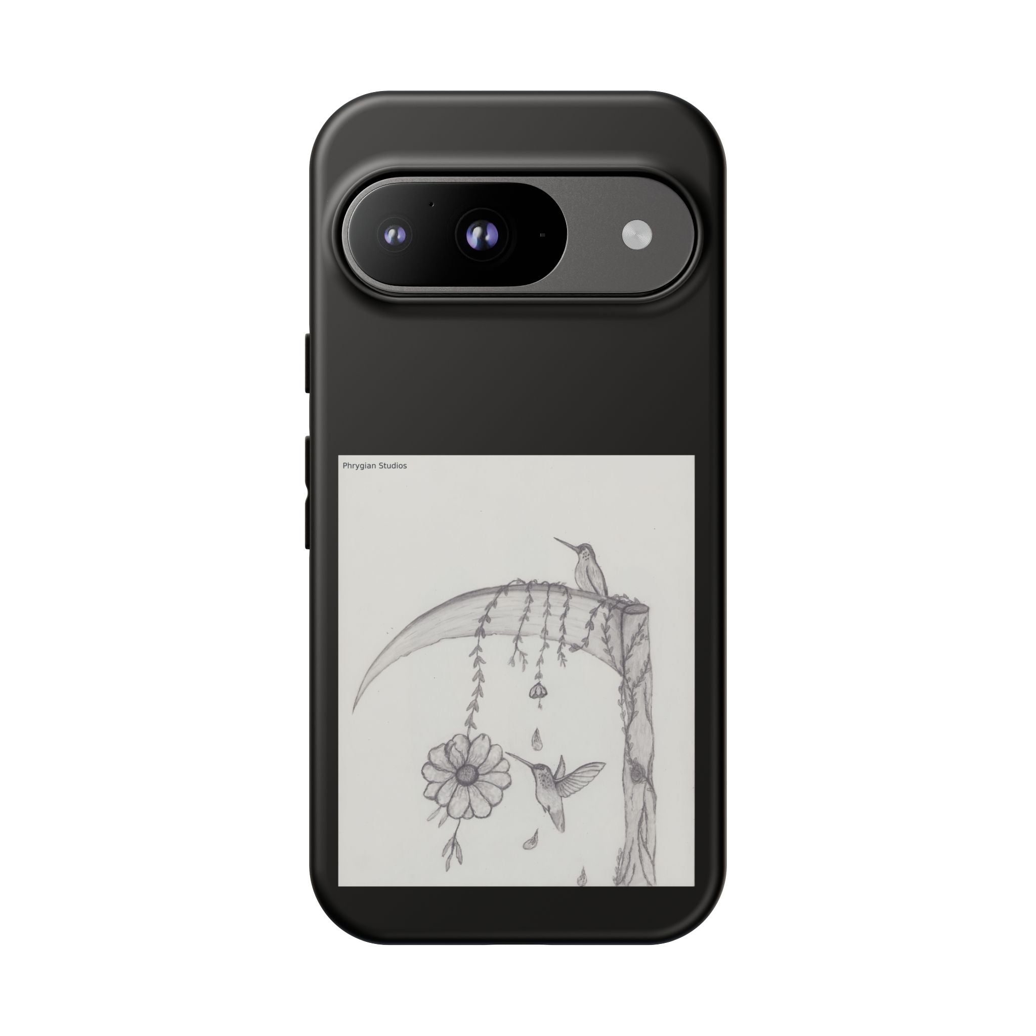 Hummingbirds Art Protective Phone Case